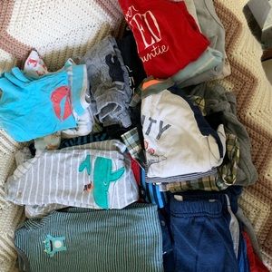 Baby boy lot 6-12 months clothes